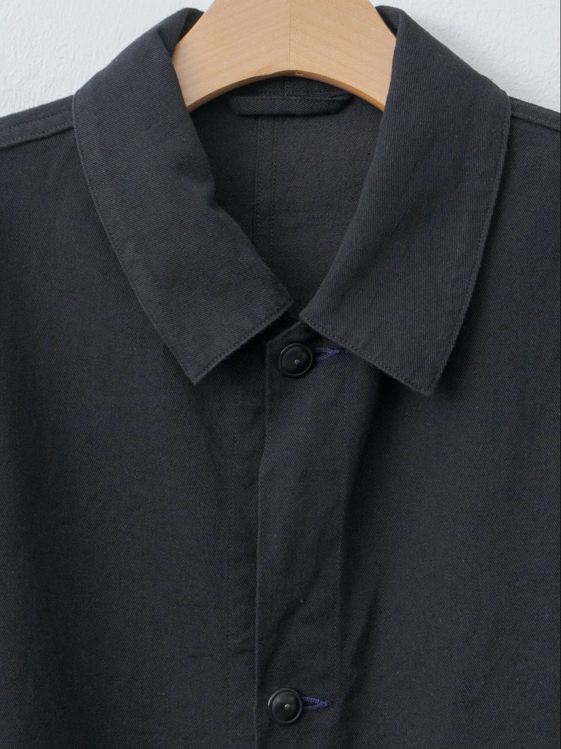 Cotton Drill Coverall Jacket - Black sold by Namu Shop product image thumbnail 4