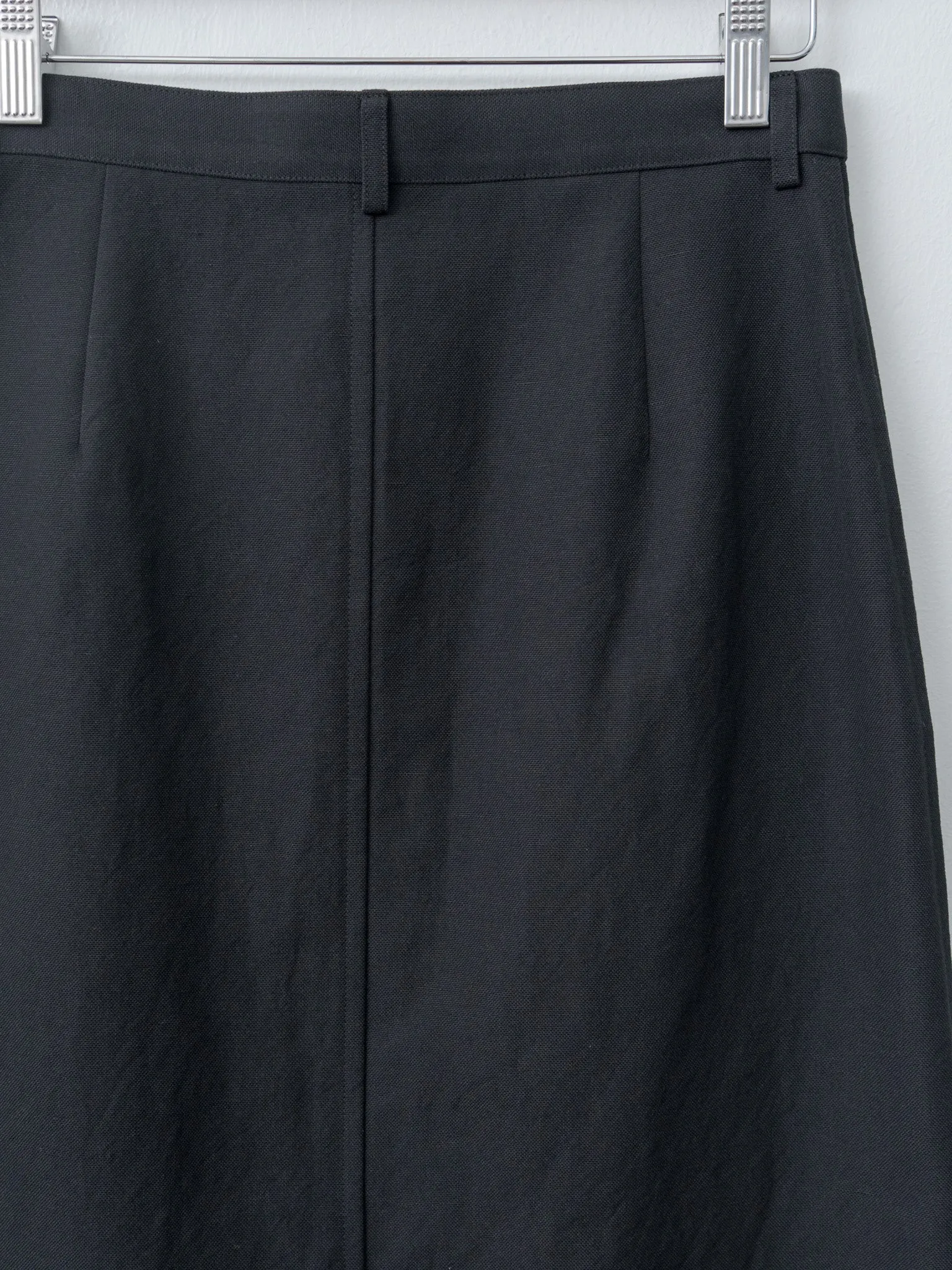 Wool Cotton Linen Ox Skirt - Black sold by Namu Shop product image thumbnail 5