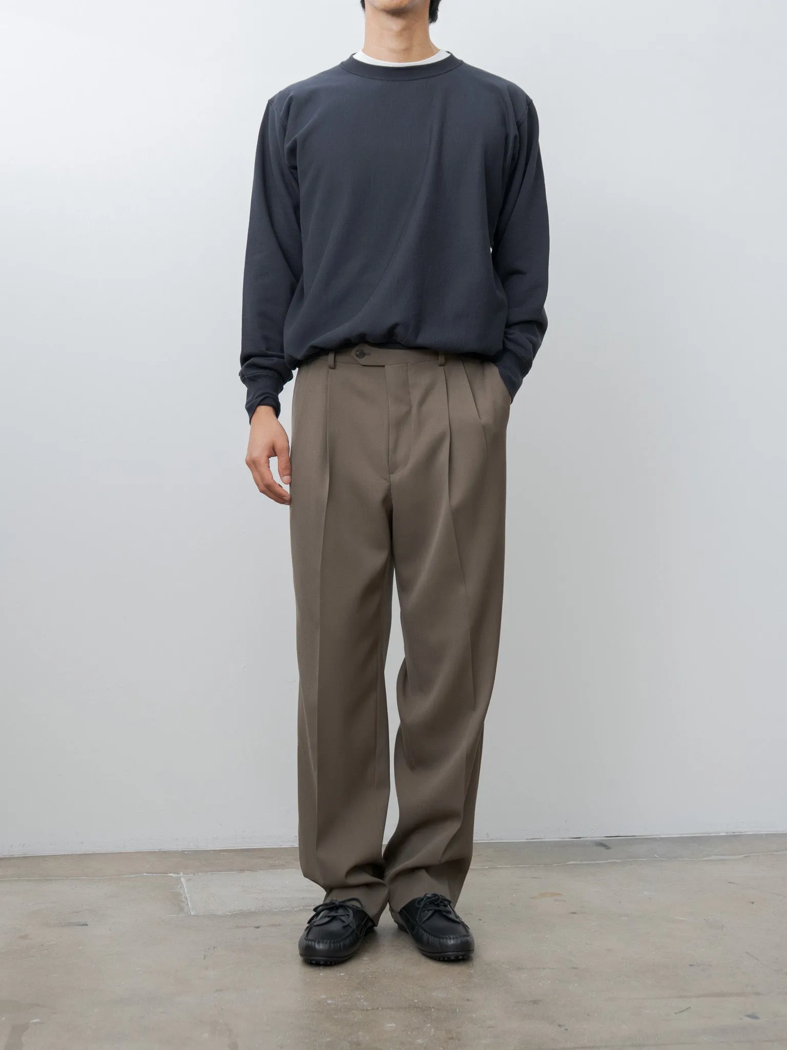 Elastic High Gauge Sweat P/O - Ink Black (men's) sold by Namu Shop product image thumbnail 3