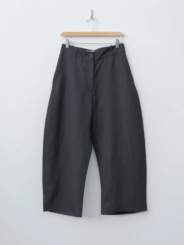 CHALCO Wide Crop Pant - Black Grape sold by Namu Shop