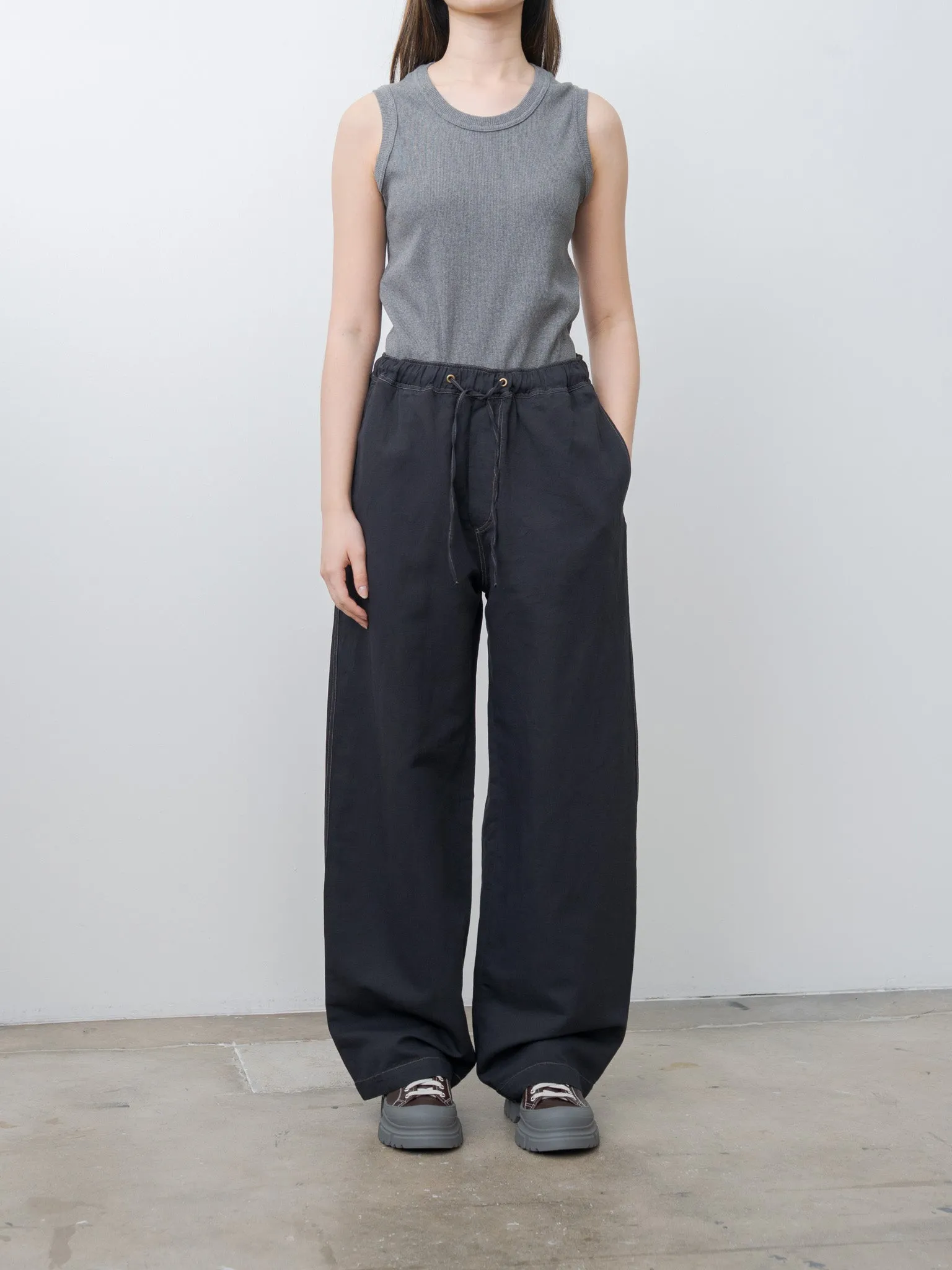 SONNY Drawstring Pants - Black Grape sold by Namu Shop product image thumbnail 3