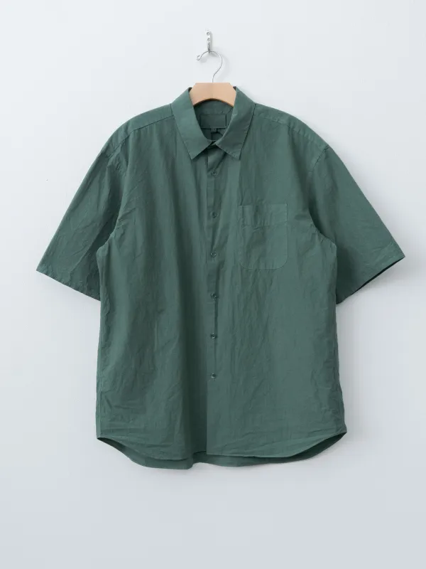 Regular Collar S/S Shirt - Green sold by Namu Shop