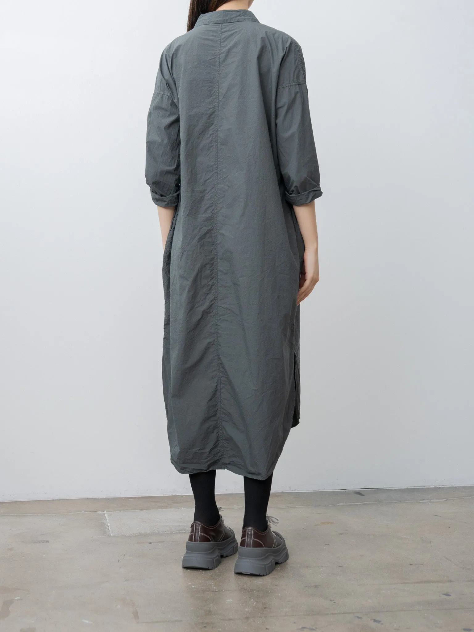 Long Shirt Dress TC - Thyme sold by Namu Shop product image thumbnail 4