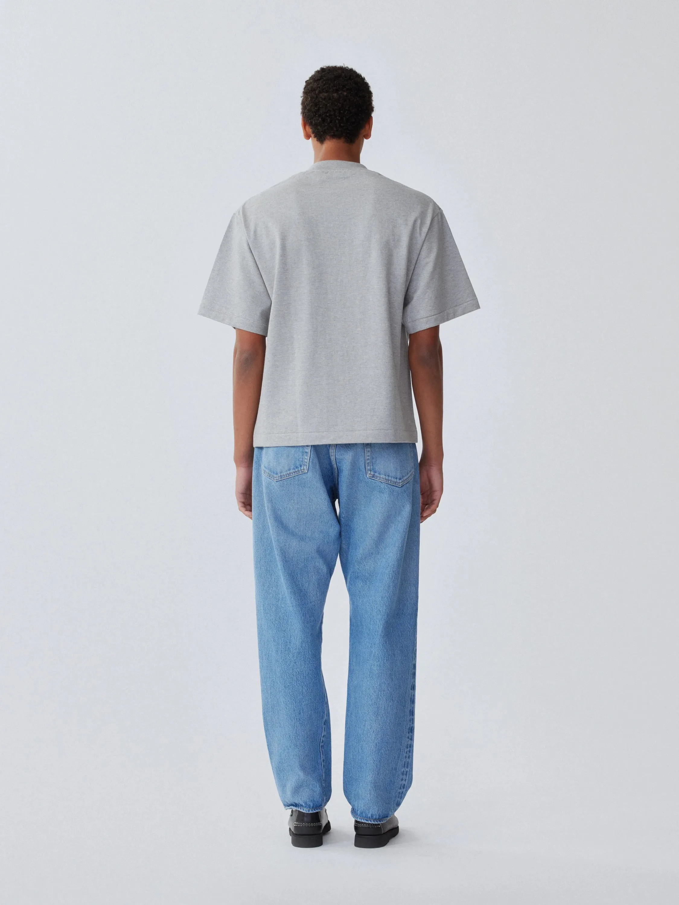 5P Zipper Front Denim Pants - Indigo Vintage Wash sold by Namu Shop product image thumbnail 4