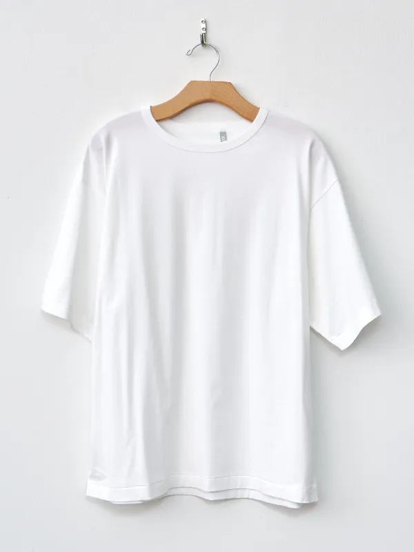 Suvin Suede Tenjiku Half Sleeve Tee - White made by Kaptain Sunshine