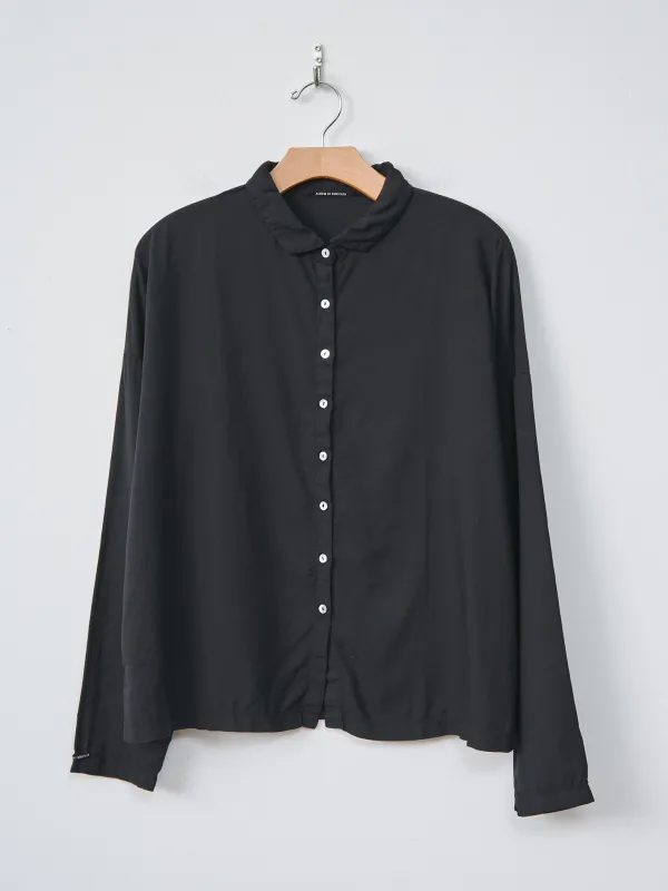 Short Collar Shirt TVC - Black sold by Namu Shop