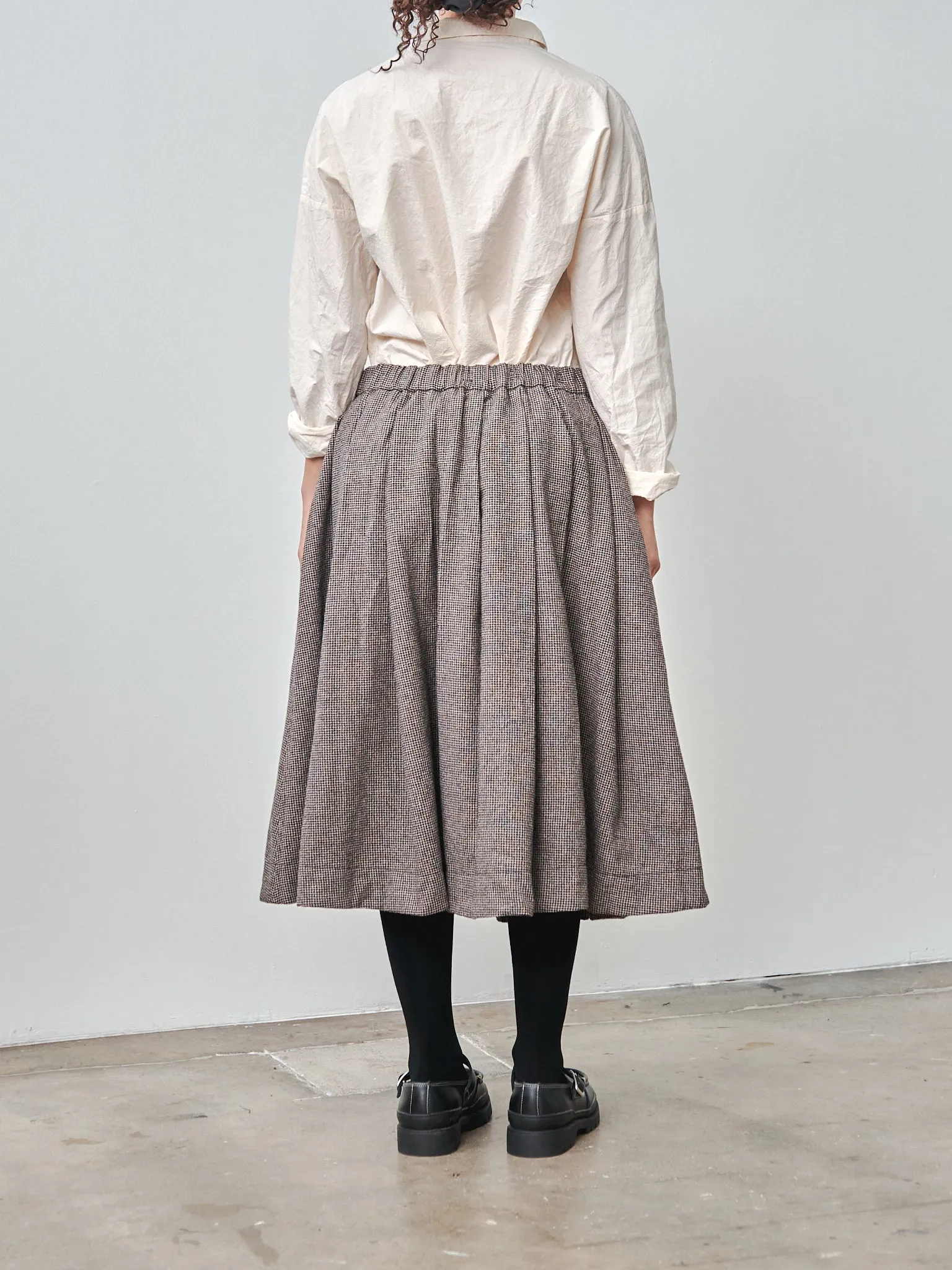 Wrinkled Collar Shirt - Natural sold by Namu Shop product image thumbnail 4