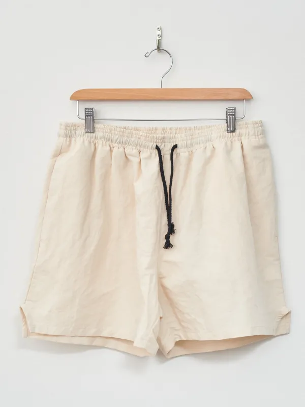 MT Short - Bone Linen Cotton made by S.K. Manor Hill