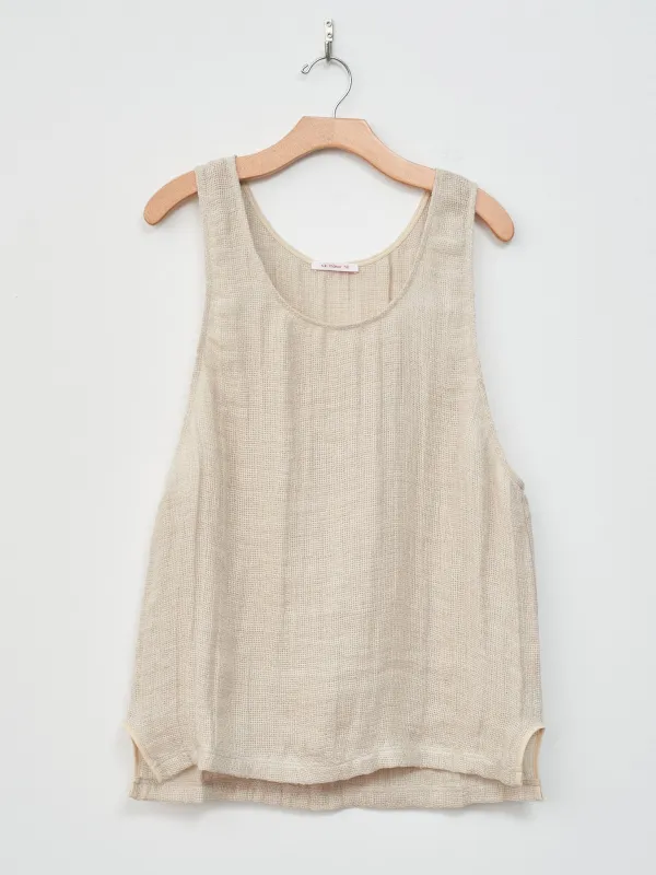 Linen Tank Top - Natural Linen made by S.K. Manor Hill