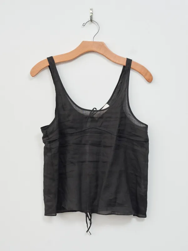 Sheer Tank Top - Black made by Sayaka Davis