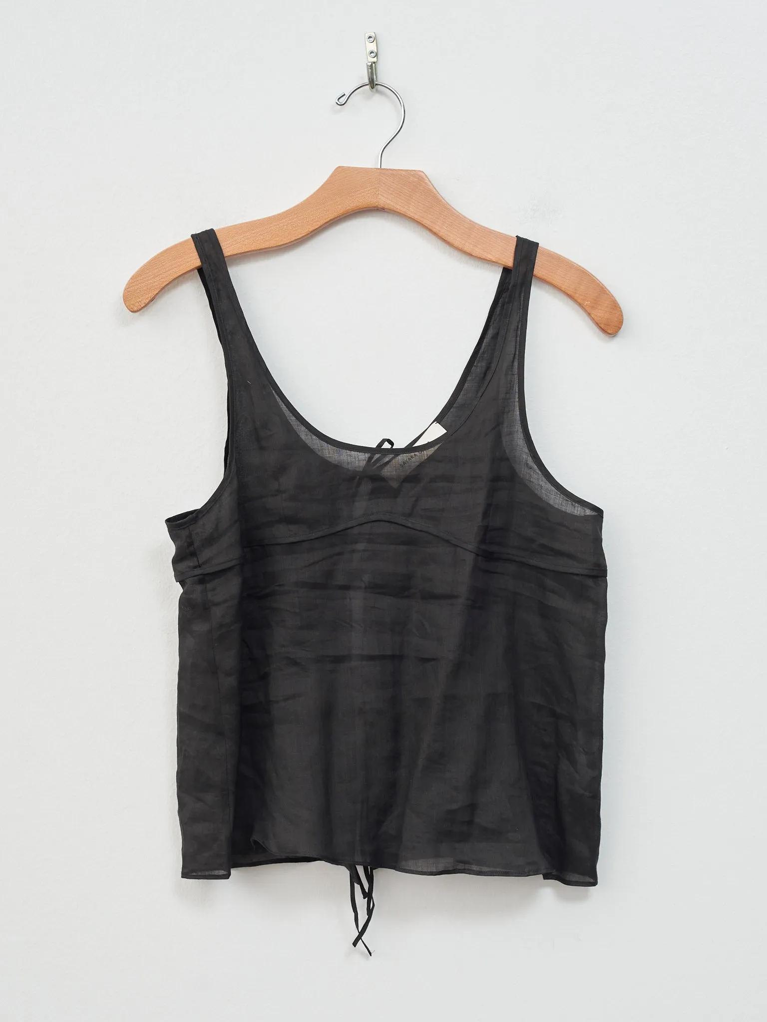 Sheer Tank Top - Black sold by Namu Shop