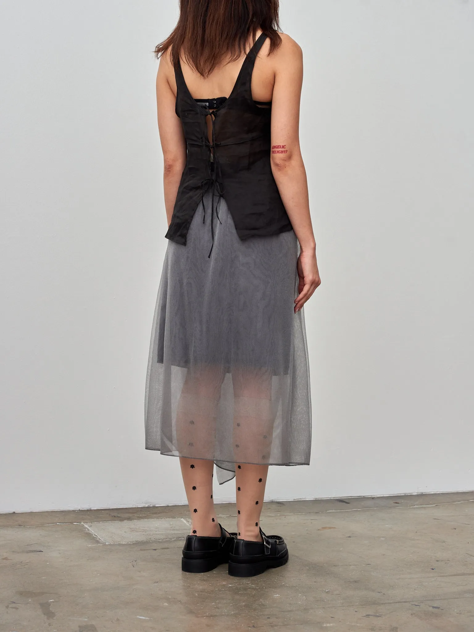 Sheer Tank Top - Black sold by Namu Shop product image thumbnail 4