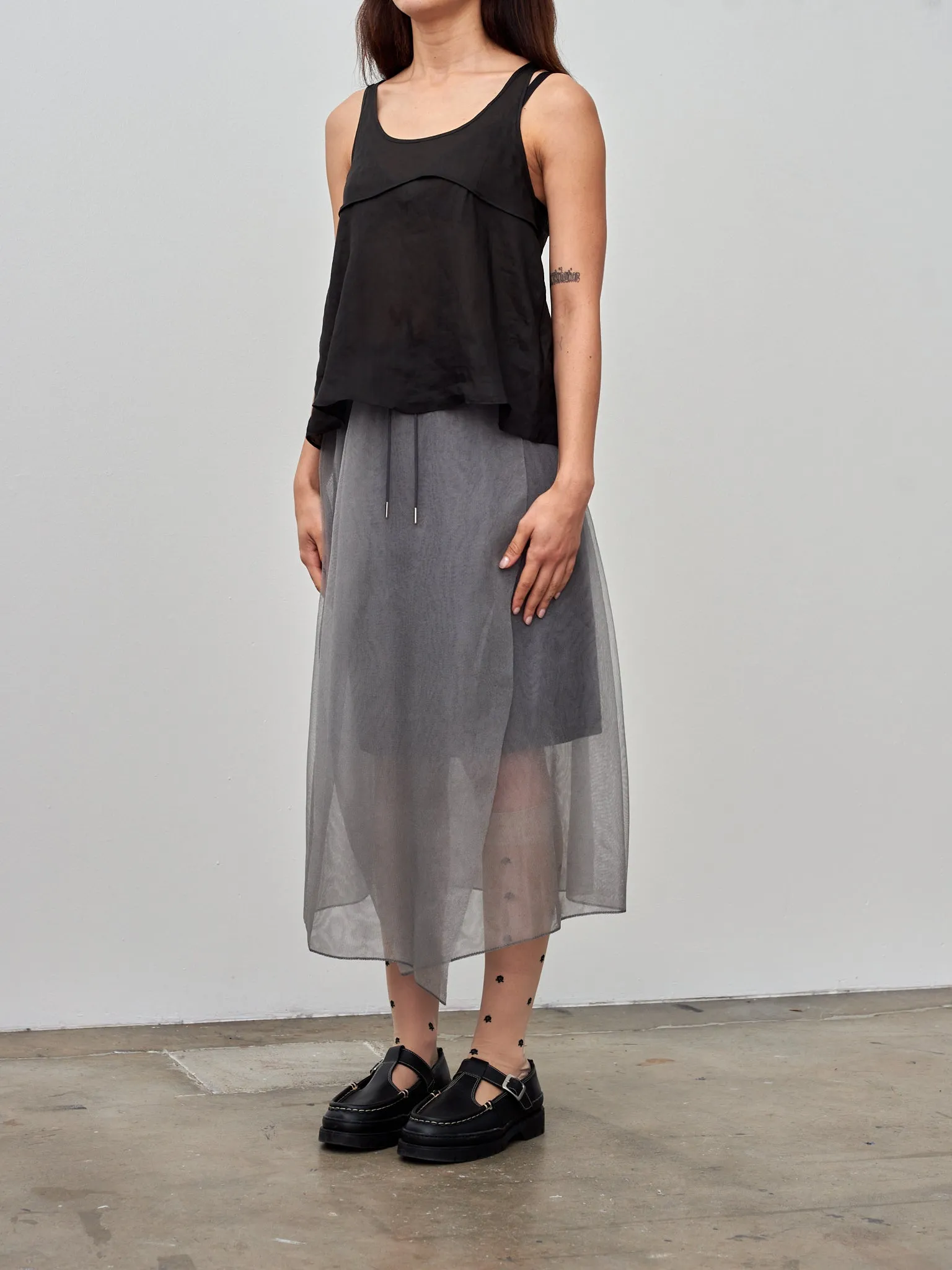 Sheer Tank Top - Black sold by Namu Shop product image thumbnail 3