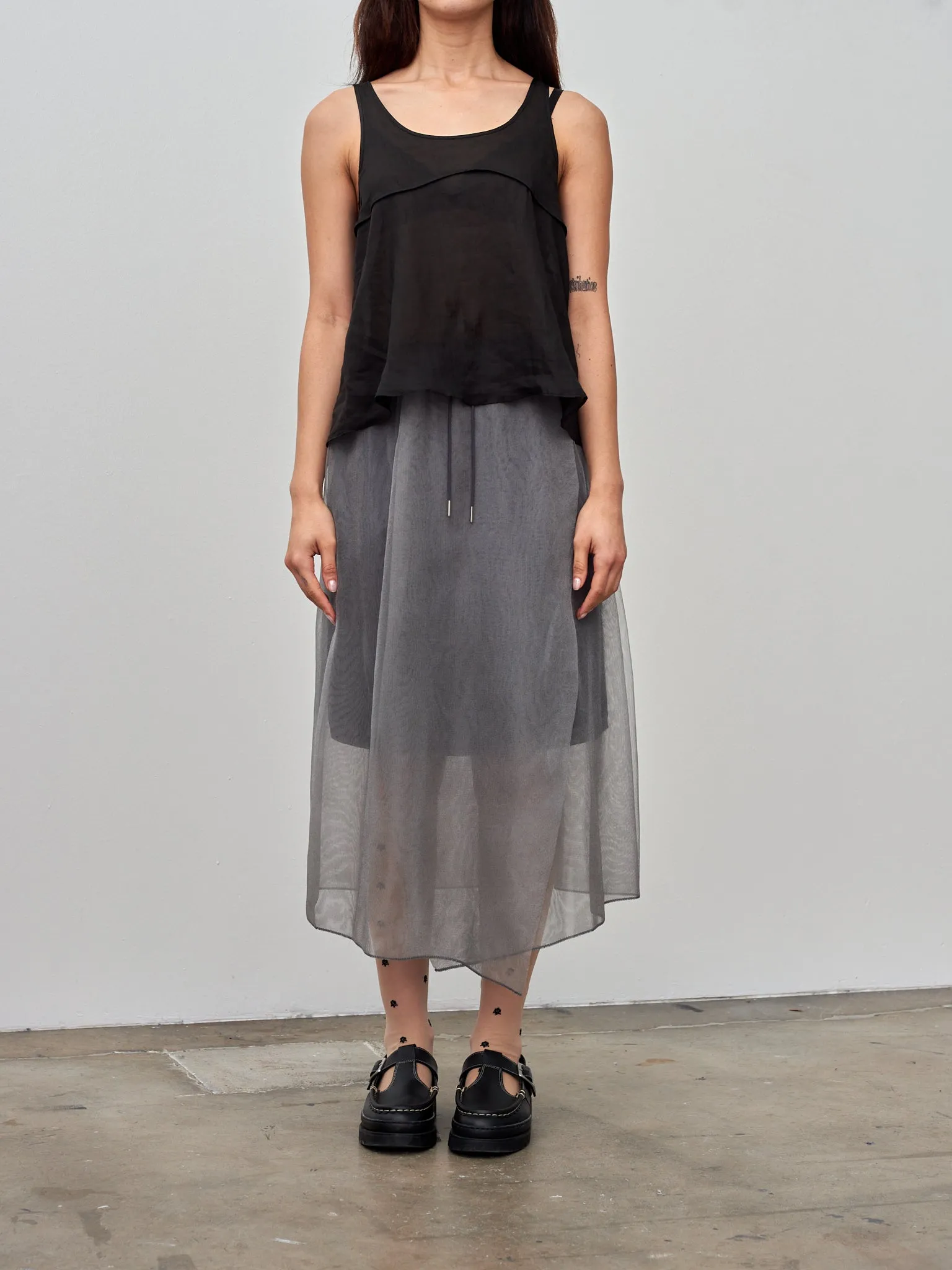 Sheer Tank Top - Black sold by Namu Shop product image thumbnail 2