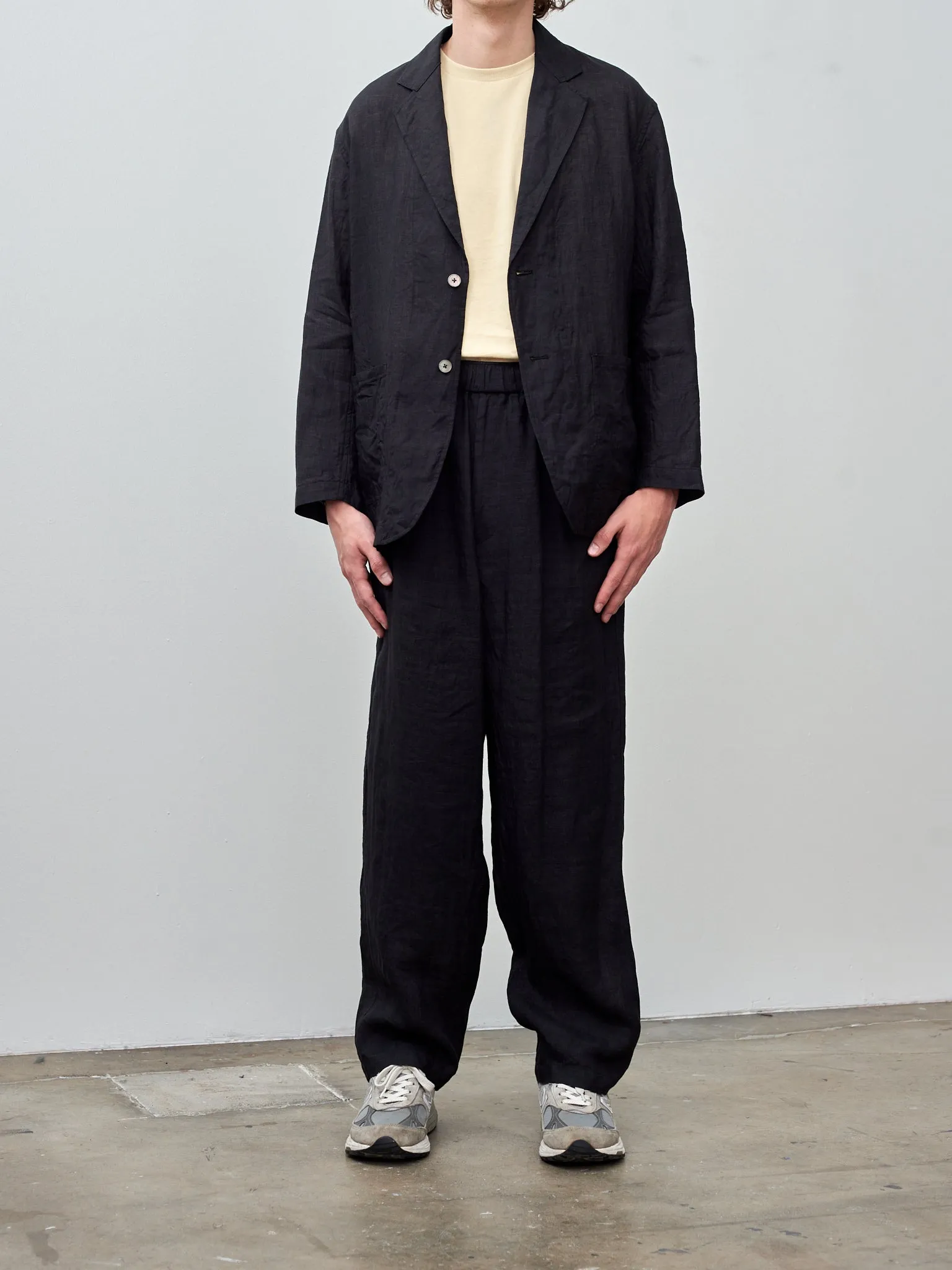 Linen Poplin Trouser - Black sold by Namu Shop product image thumbnail 5