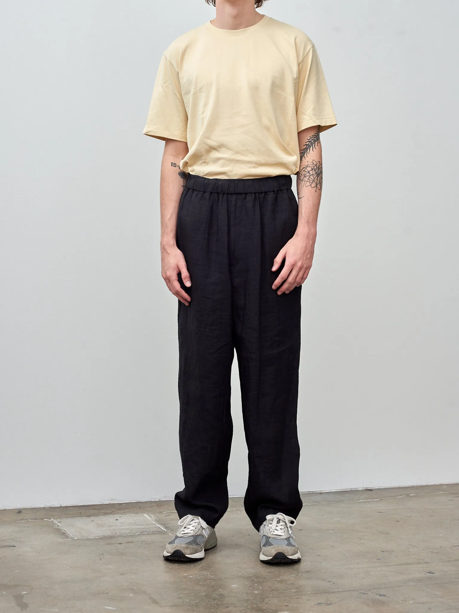 Linen Poplin Trouser - Black sold by Namu Shop product image thumbnail 2