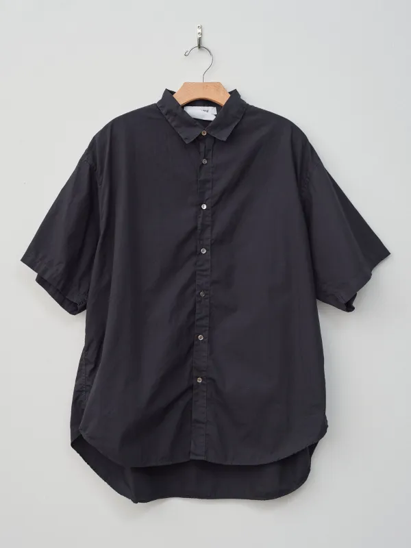 Half Sleeve Big Shirt - Charcoal made by Namu Shop