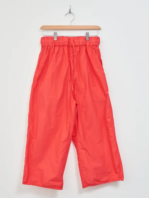 Wide & Short Trousers TC - Poppy Red made by Album di Famiglia