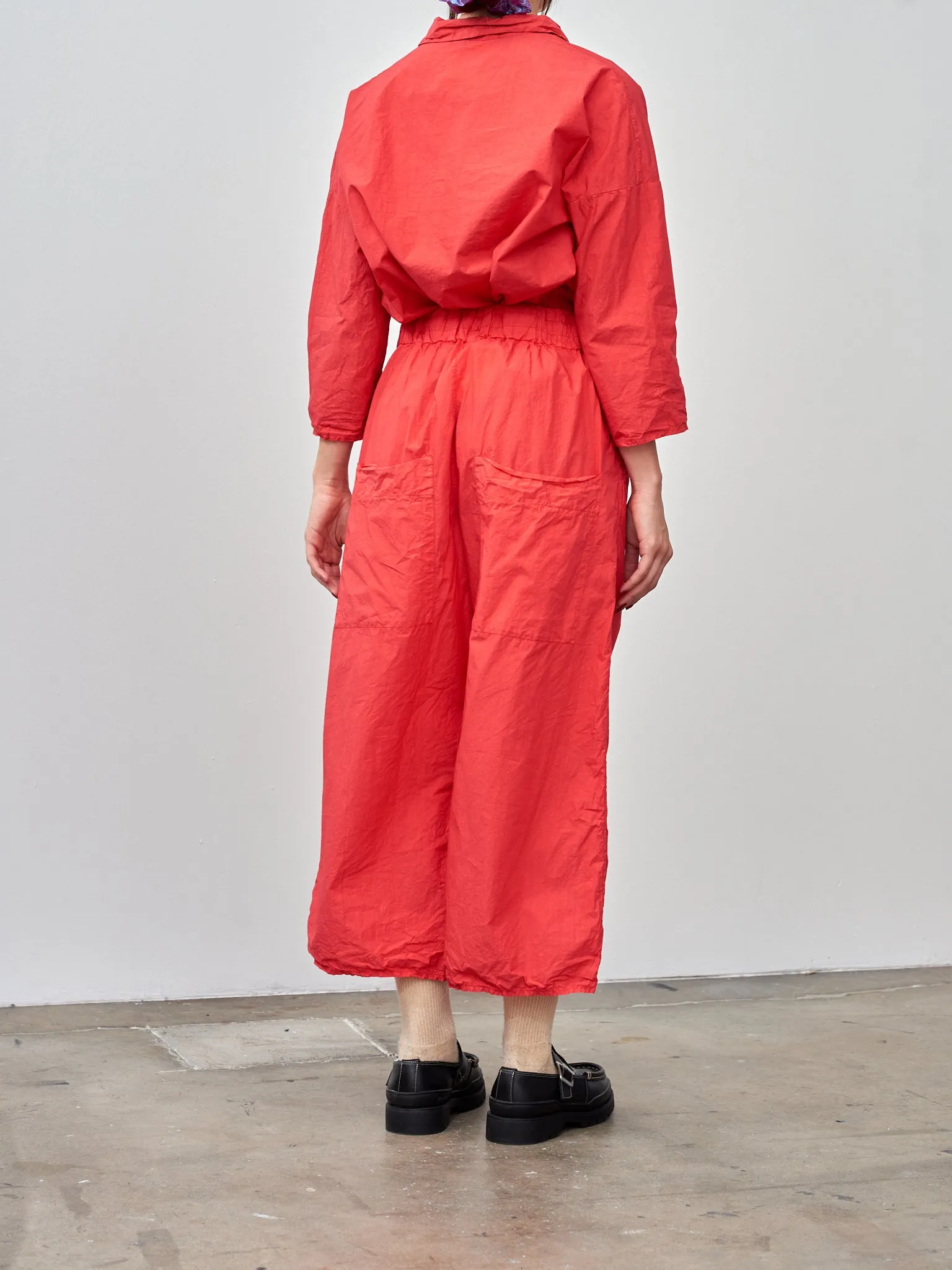 Wide & Short Trousers TC - Poppy Red sold by Namu Shop product image thumbnail 4