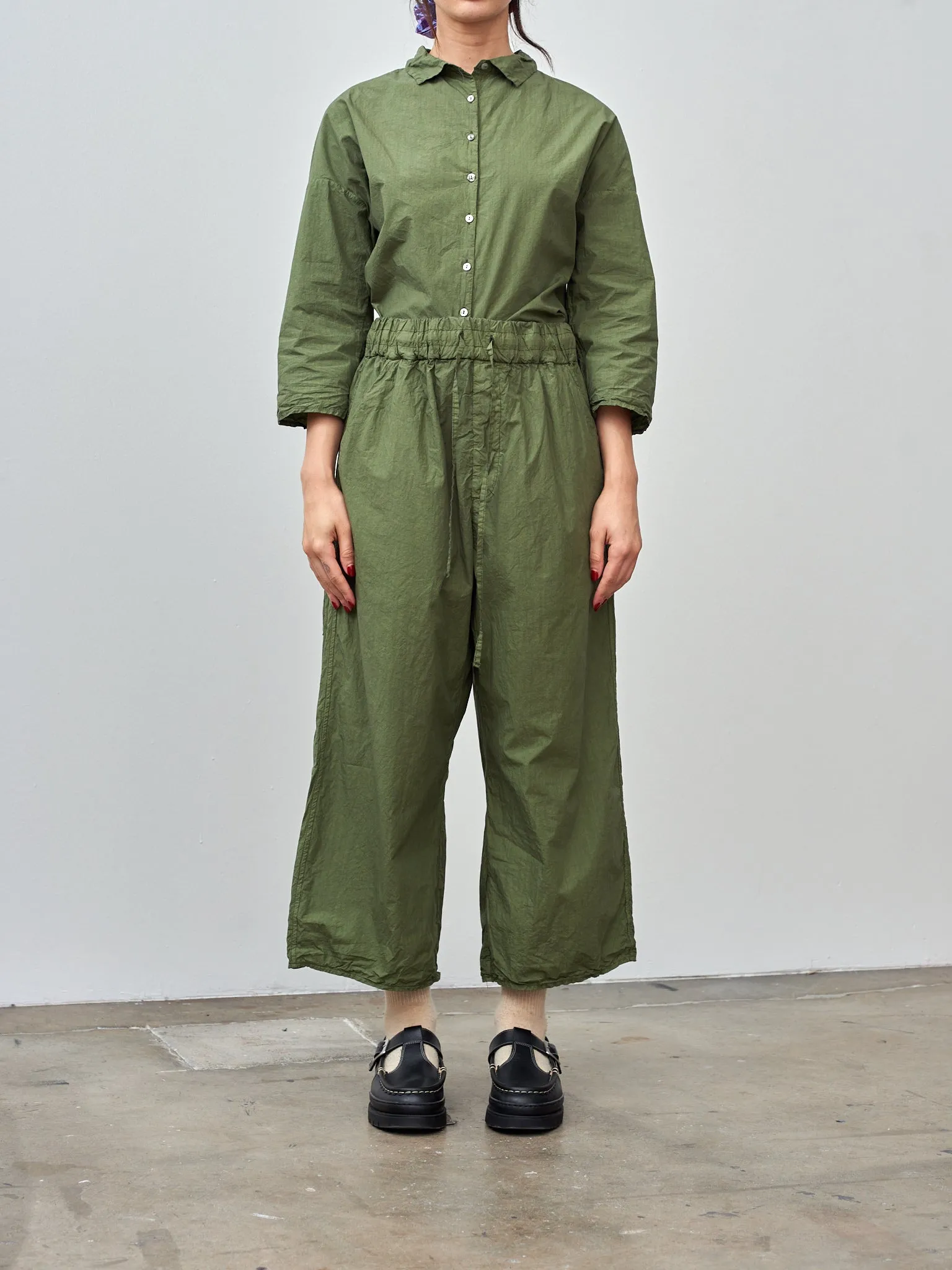 Wide & Short Trousers TC - Green Lawn sold by Namu Shop product image thumbnail 2