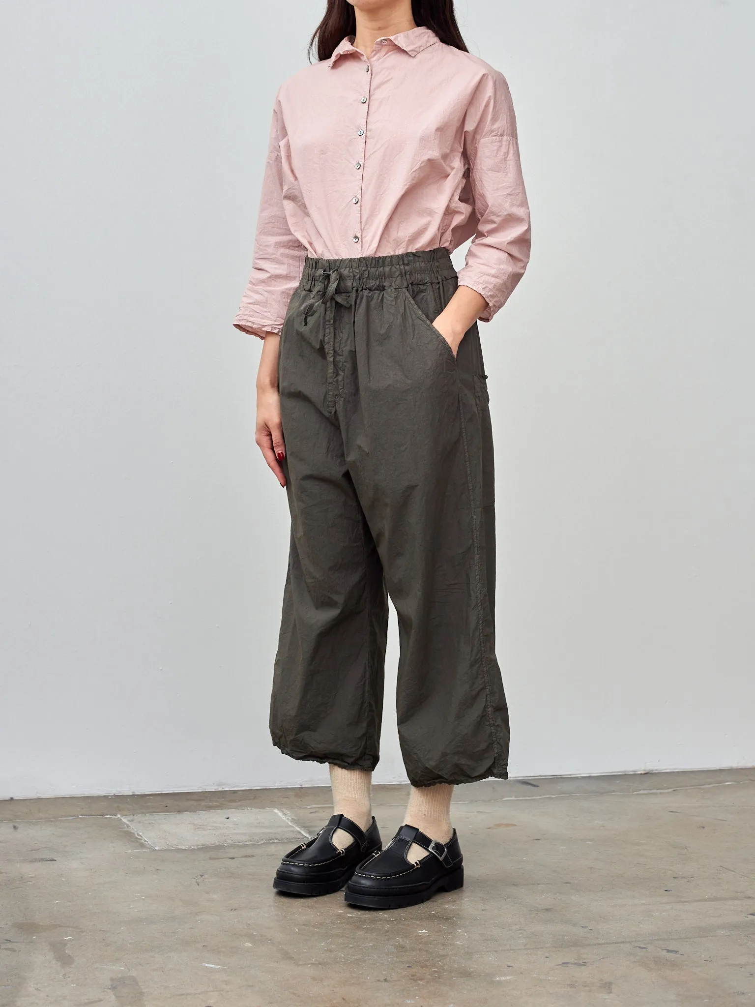 Wide & Short Trousers TC - Anthracite sold by Namu Shop product image thumbnail 3