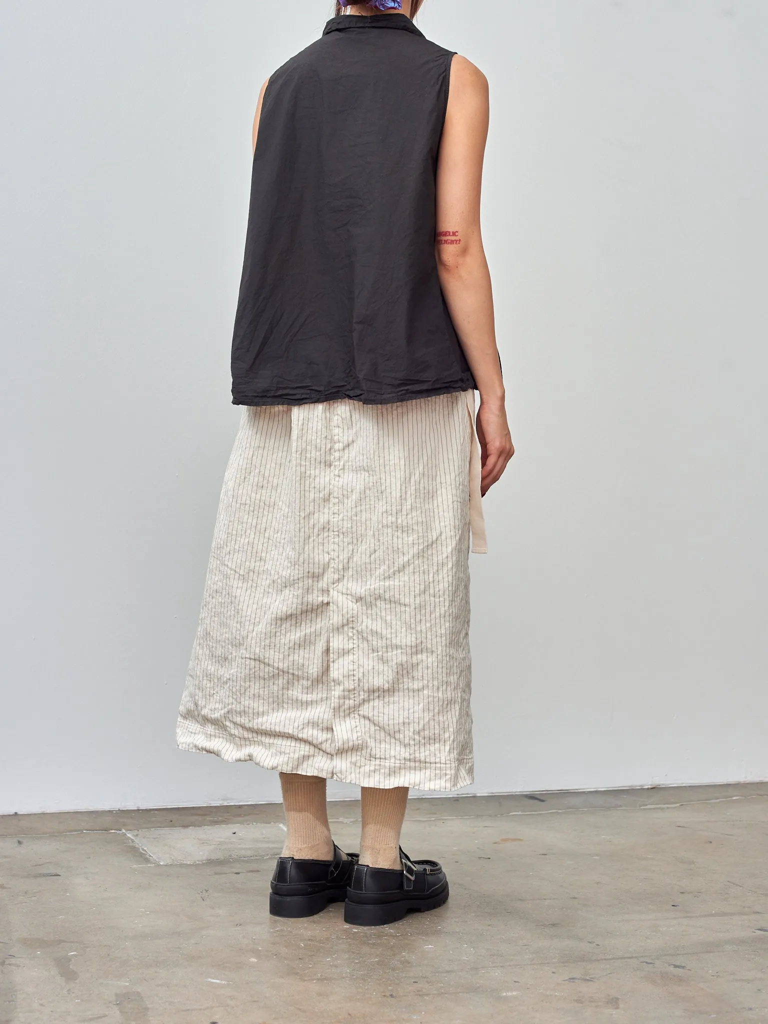 Sleeveless Collar Shirt TC - Black sold by Namu Shop product image thumbnail 4