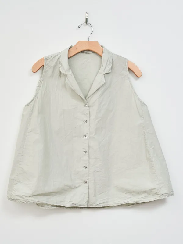 Sleeveless Collar Shirt TC - Almond sold by Namu Shop