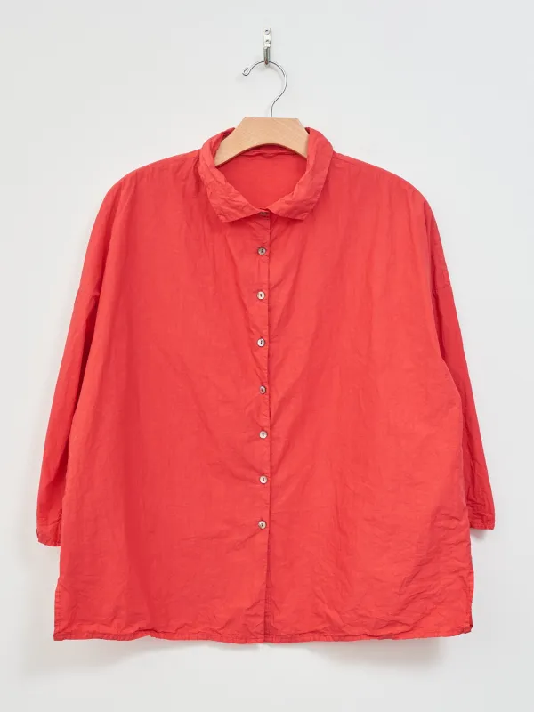 Short Collar Shirt TC - Poppy Red sold by Namu Shop