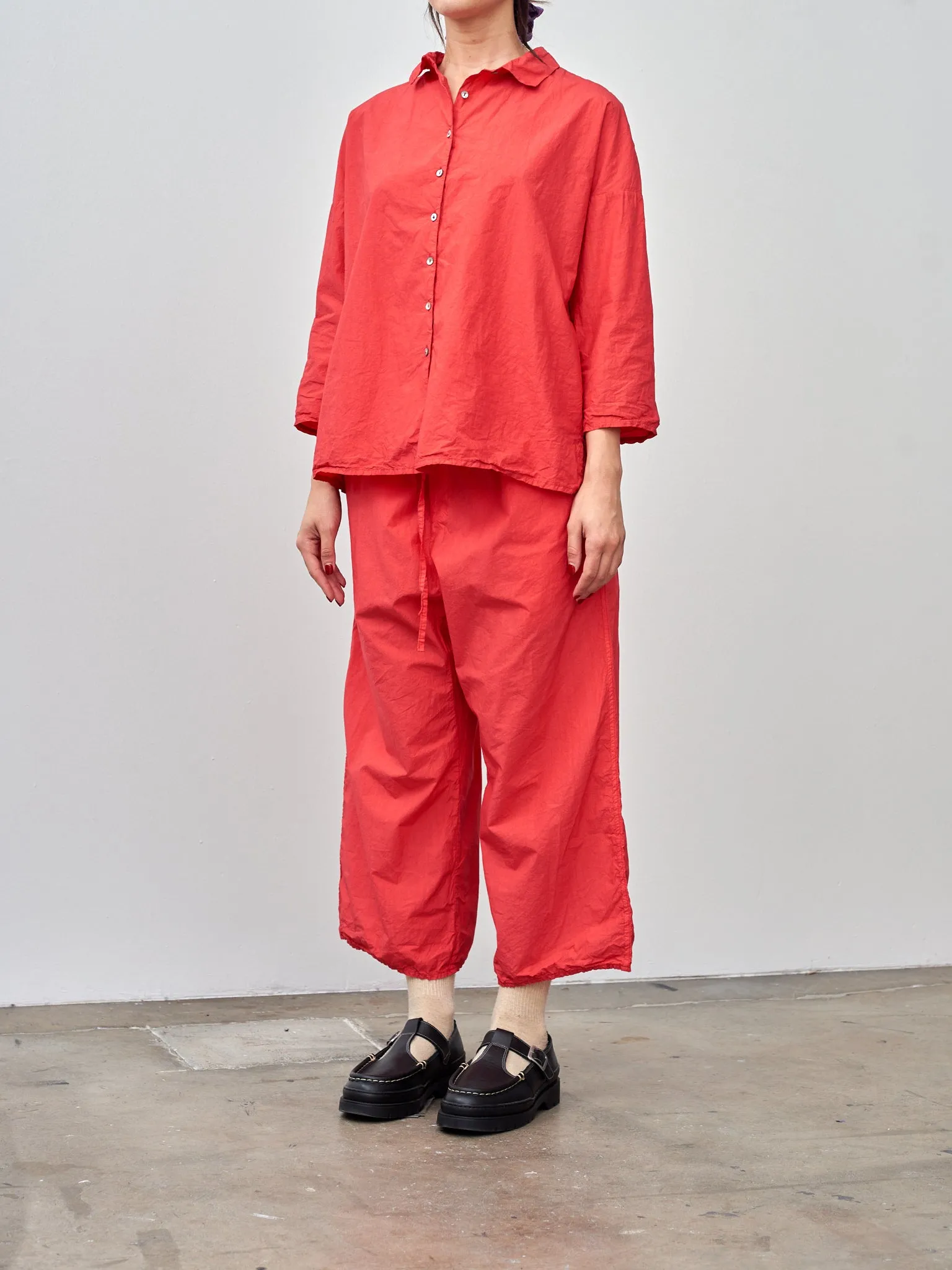 Short Collar Shirt TC - Poppy Red sold by Namu Shop product image thumbnail 3