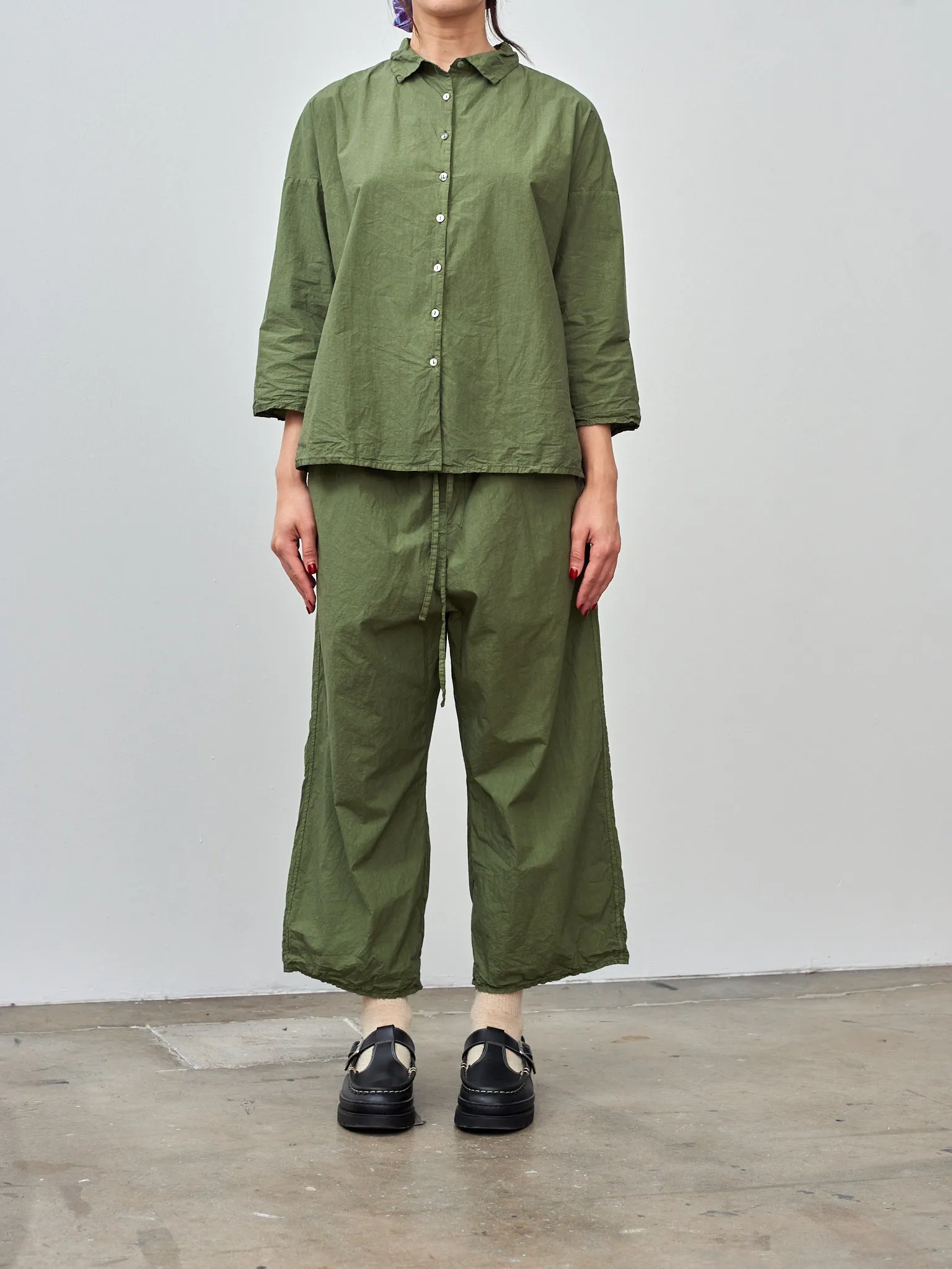 Short Collar Shirt TC - Green Lawn sold by Namu Shop product image thumbnail 2