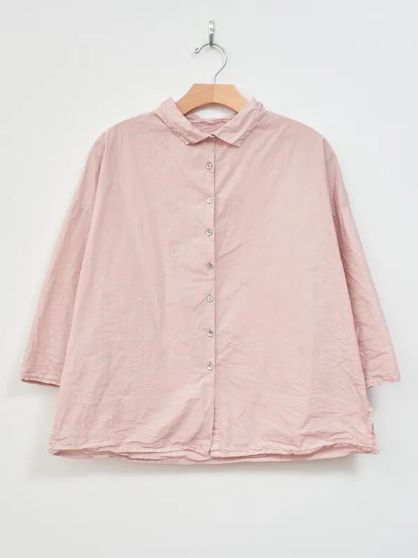 Short Collar Shirt TC - Petal Pink sold by Namu Shop