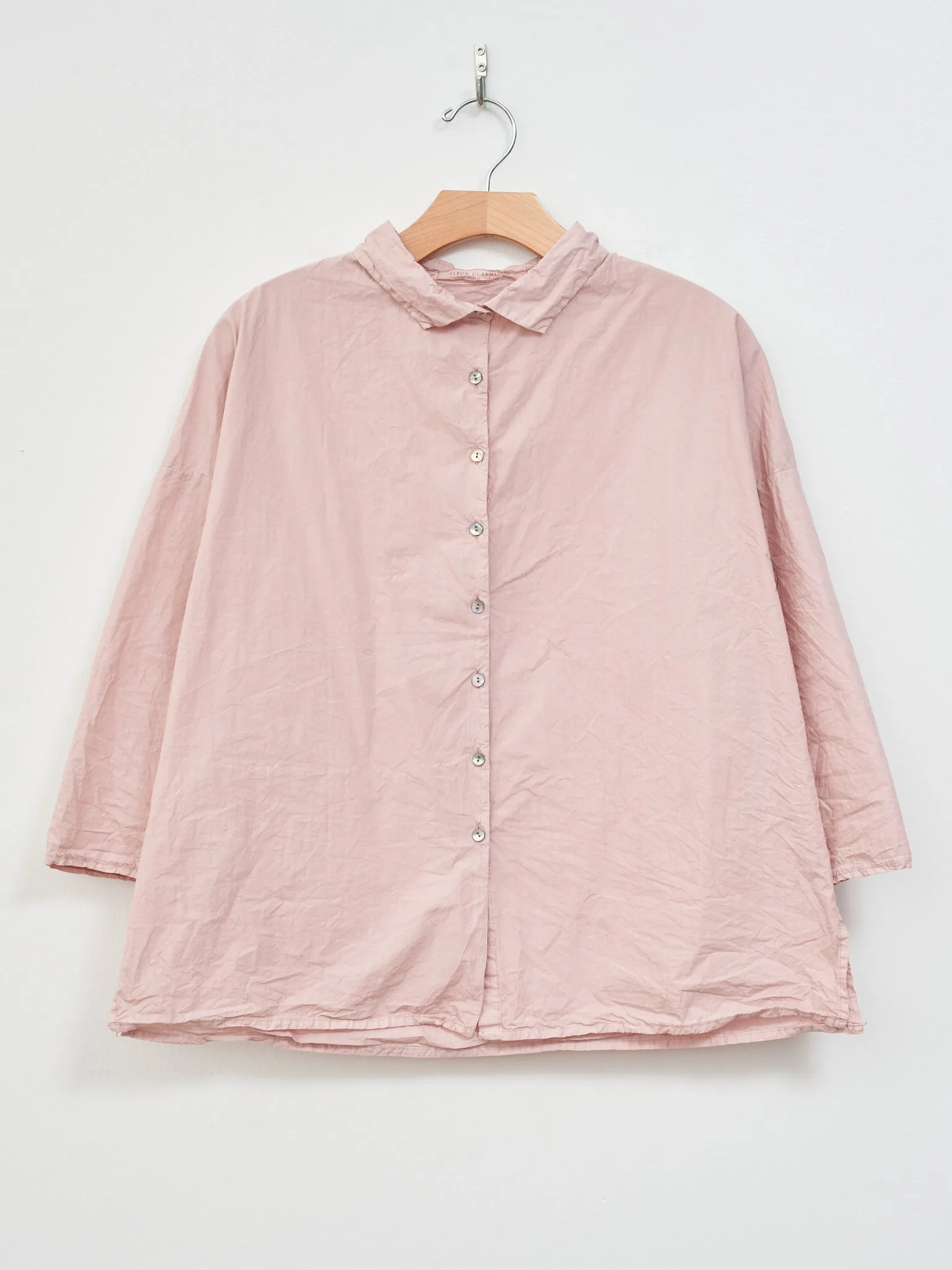 Short Collar Shirt TC - Petal Pink sold by Namu Shop