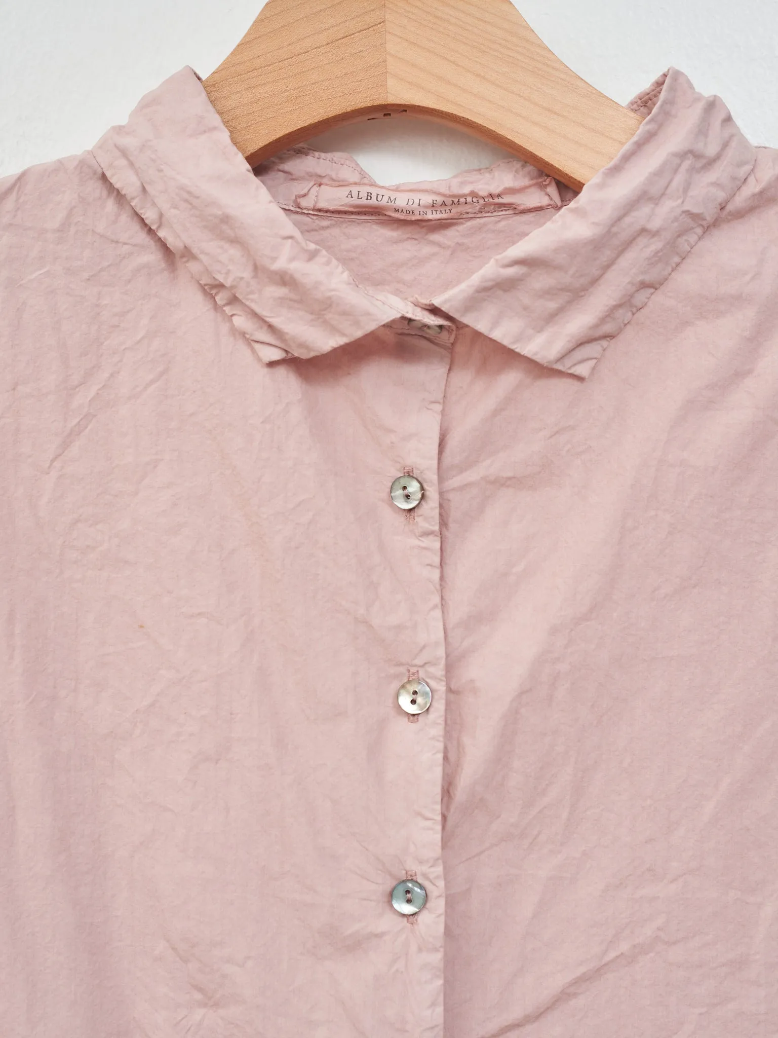 Short Collar Shirt TC - Petal Pink sold by Namu Shop product image thumbnail 5