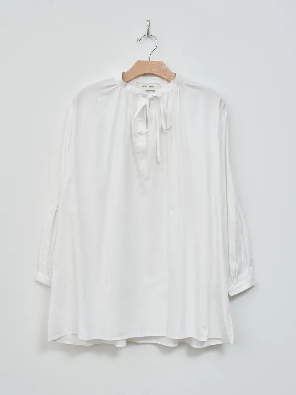 Puffy Sleeve Blouse - White made by Sayaka Davis
