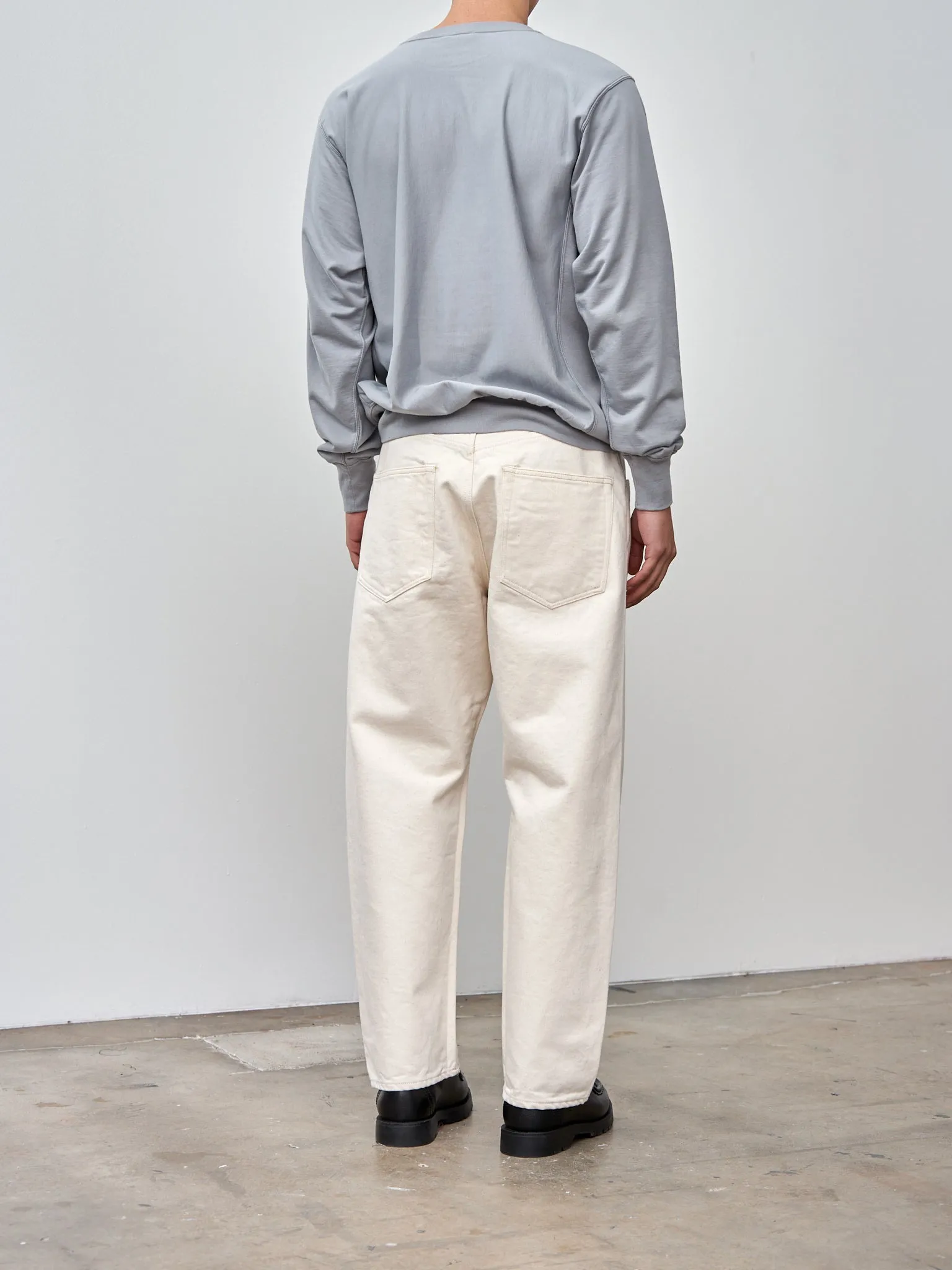 Elastic High Gauge Sweat Pullover - Blue Gray sold by Namu Shop product image thumbnail 4