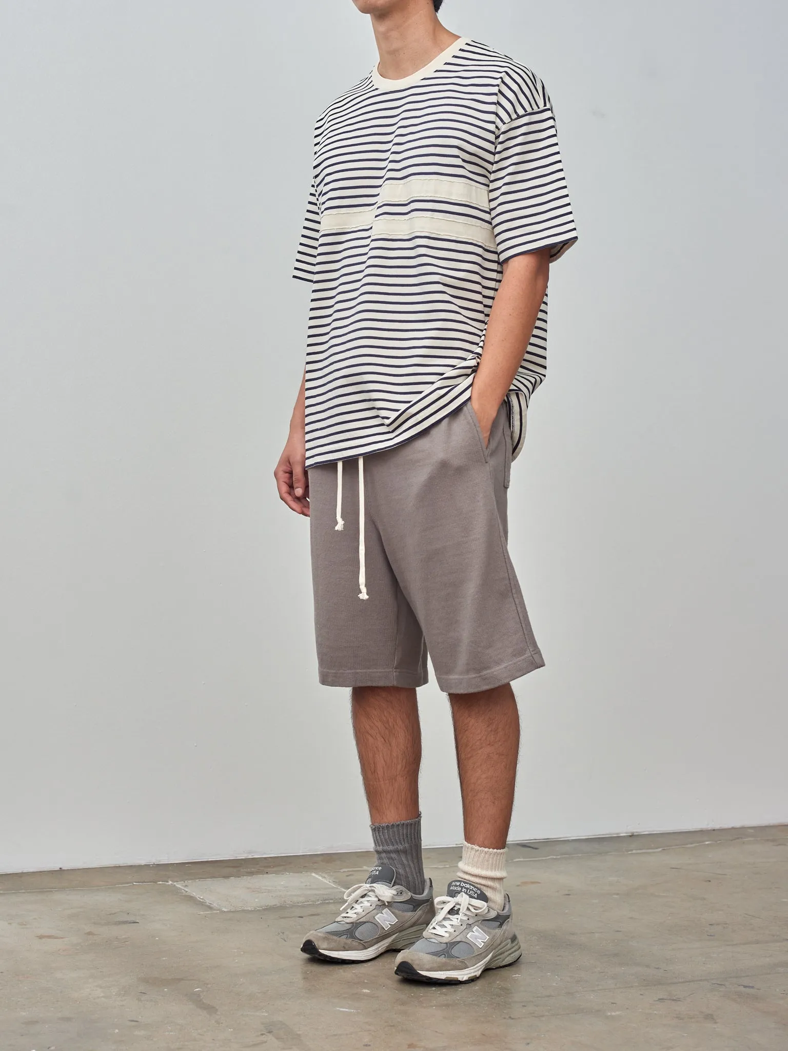 Soft Heavy Jersey Easy Big Shorts - Gray sold by Namu Shop product image thumbnail 3