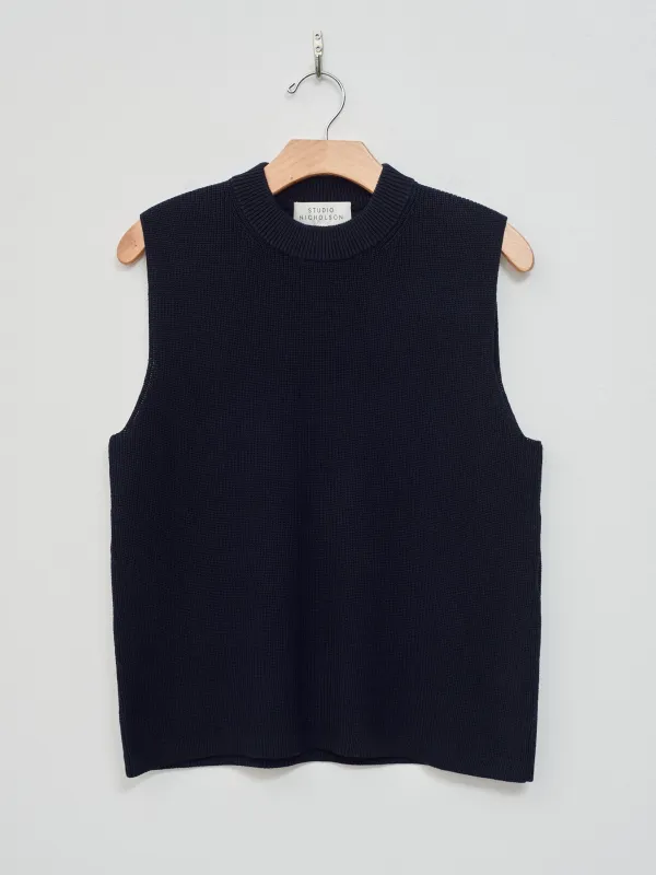 Sumire Sleeveless Top - Darkest Navy sold by Namu Shop