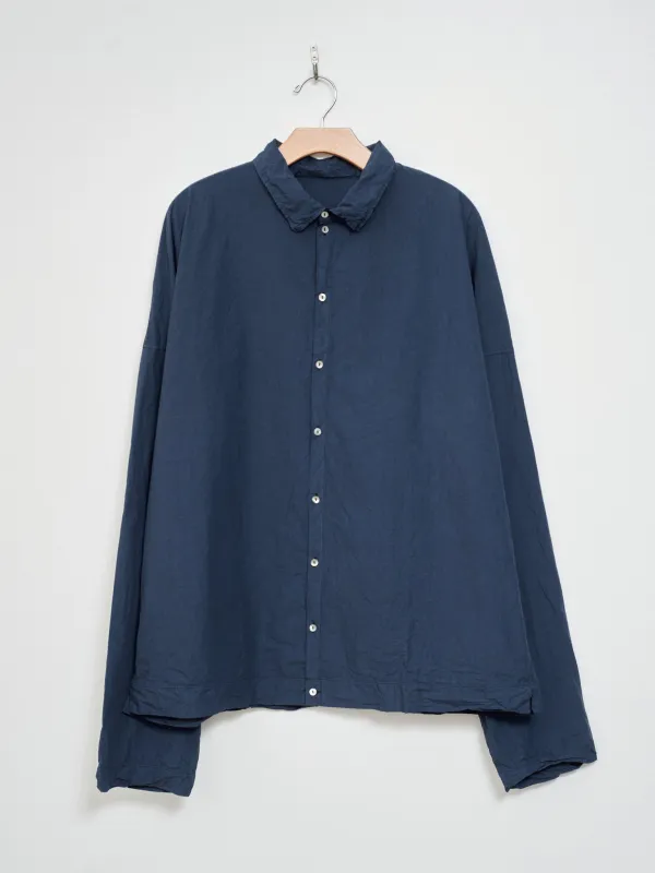 Unisex Collar Shirt TC - Navy made by Album di Famiglia