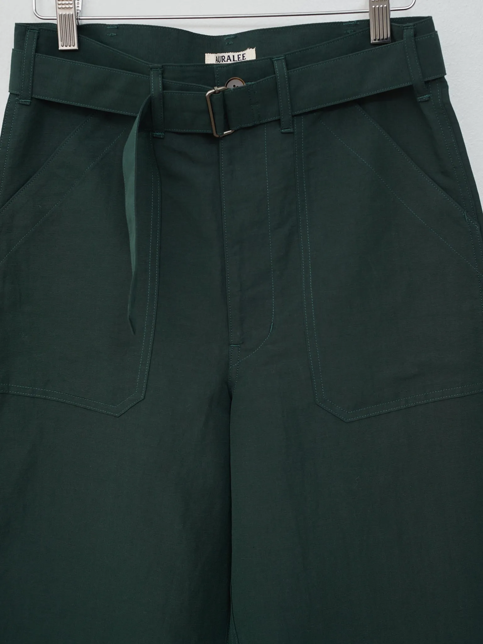 High Density Finx Linen Weather Pants - Dark Green sold by Namu Shop product image thumbnail 5