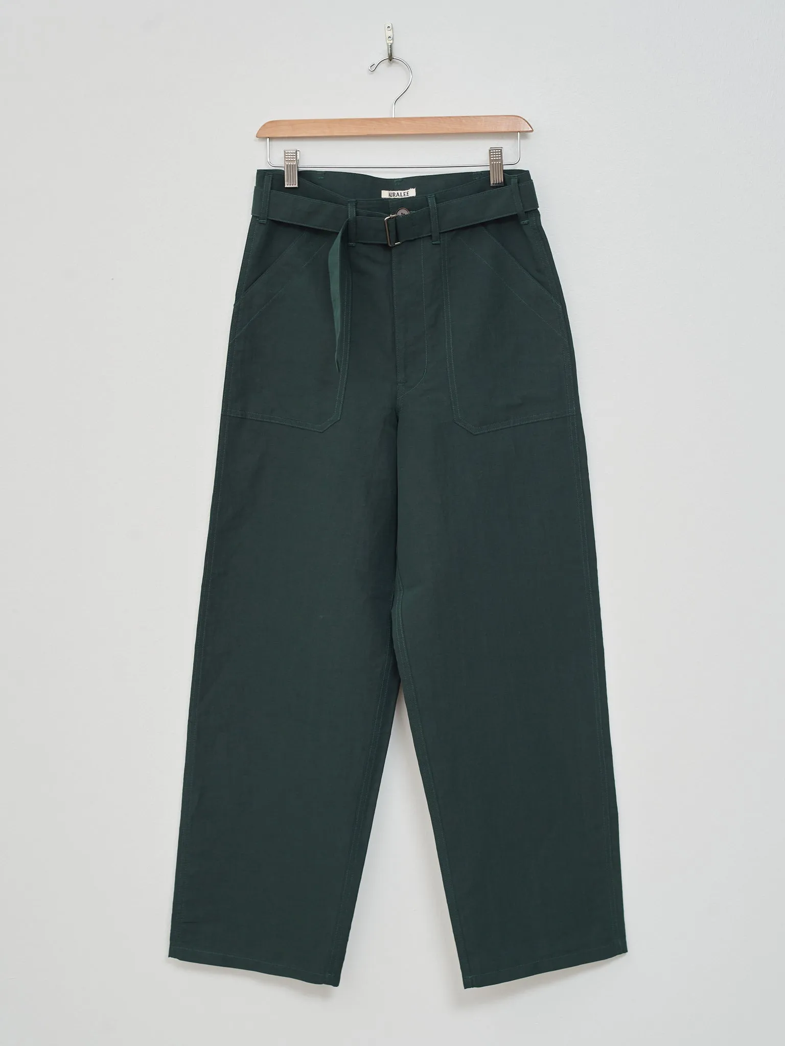 High Density Finx Linen Weather Pants - Dark Green sold by Namu Shop