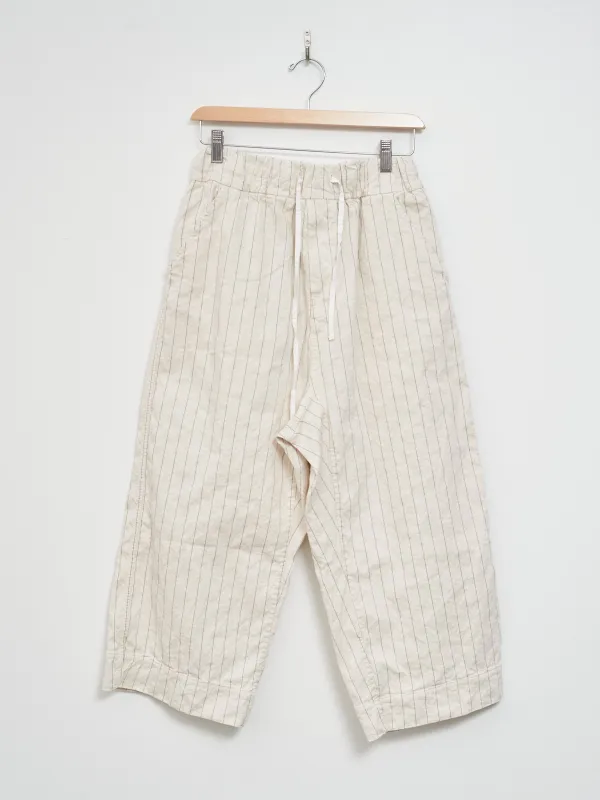 Pinstripe W&S Trousers - Natural sold by Namu Shop