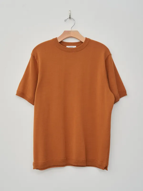 C/N Knit T-Shirt - Brown Gold made by Fujito
