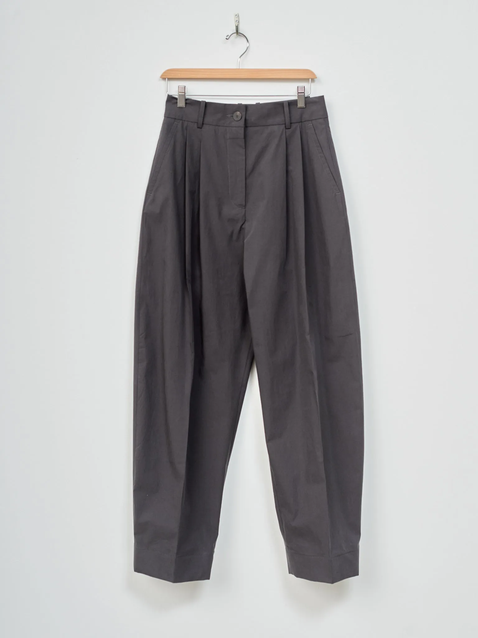 Acuna Double Pleat Front Pant - Asphalt sold by Namu Shop