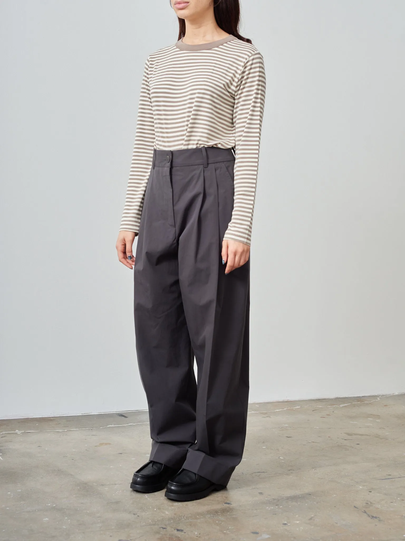 Acuna Double Pleat Front Pant - Asphalt sold by Namu Shop product image thumbnail 3