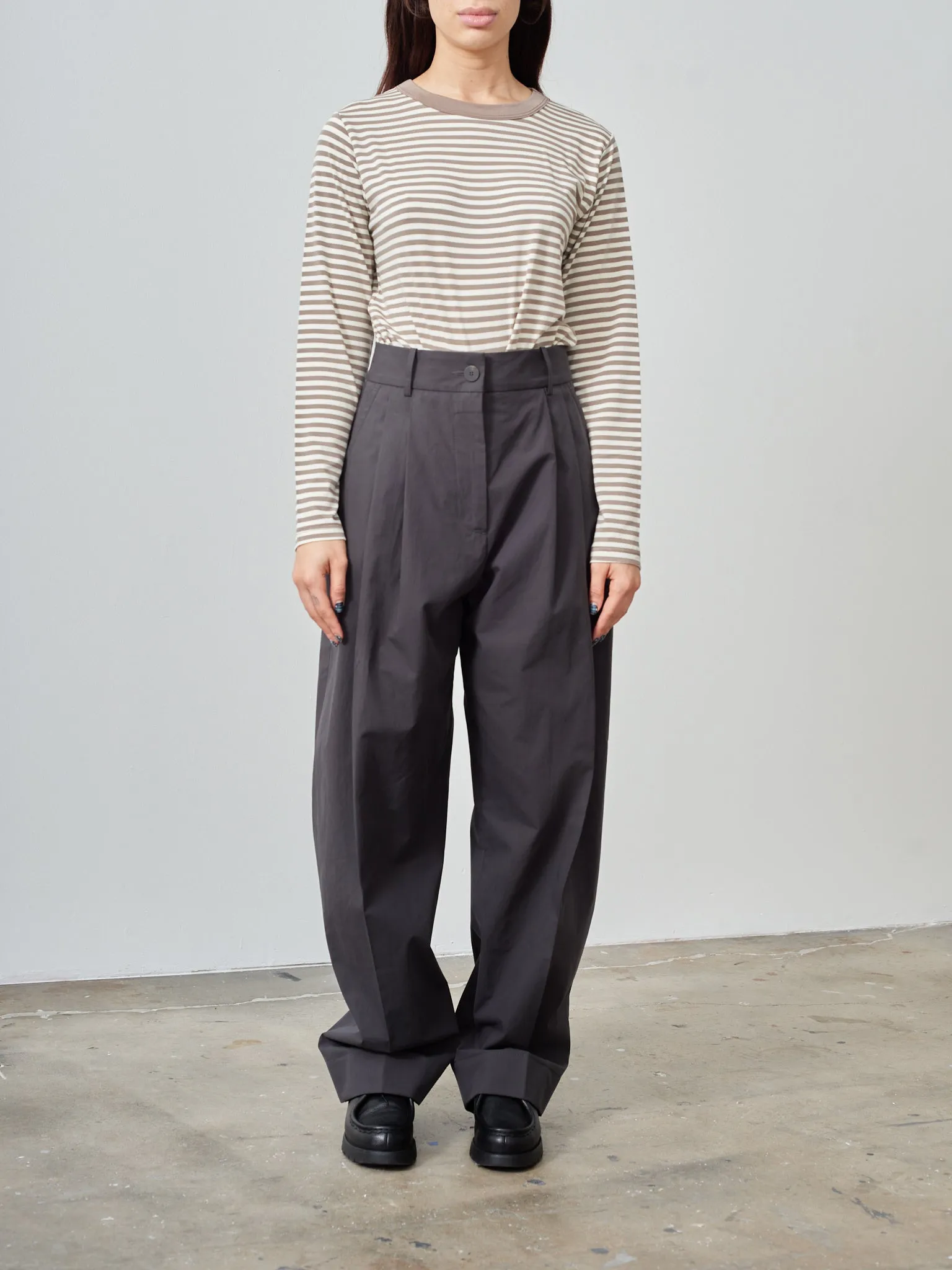 Acuna Double Pleat Front Pant - Asphalt sold by Namu Shop product image thumbnail 2