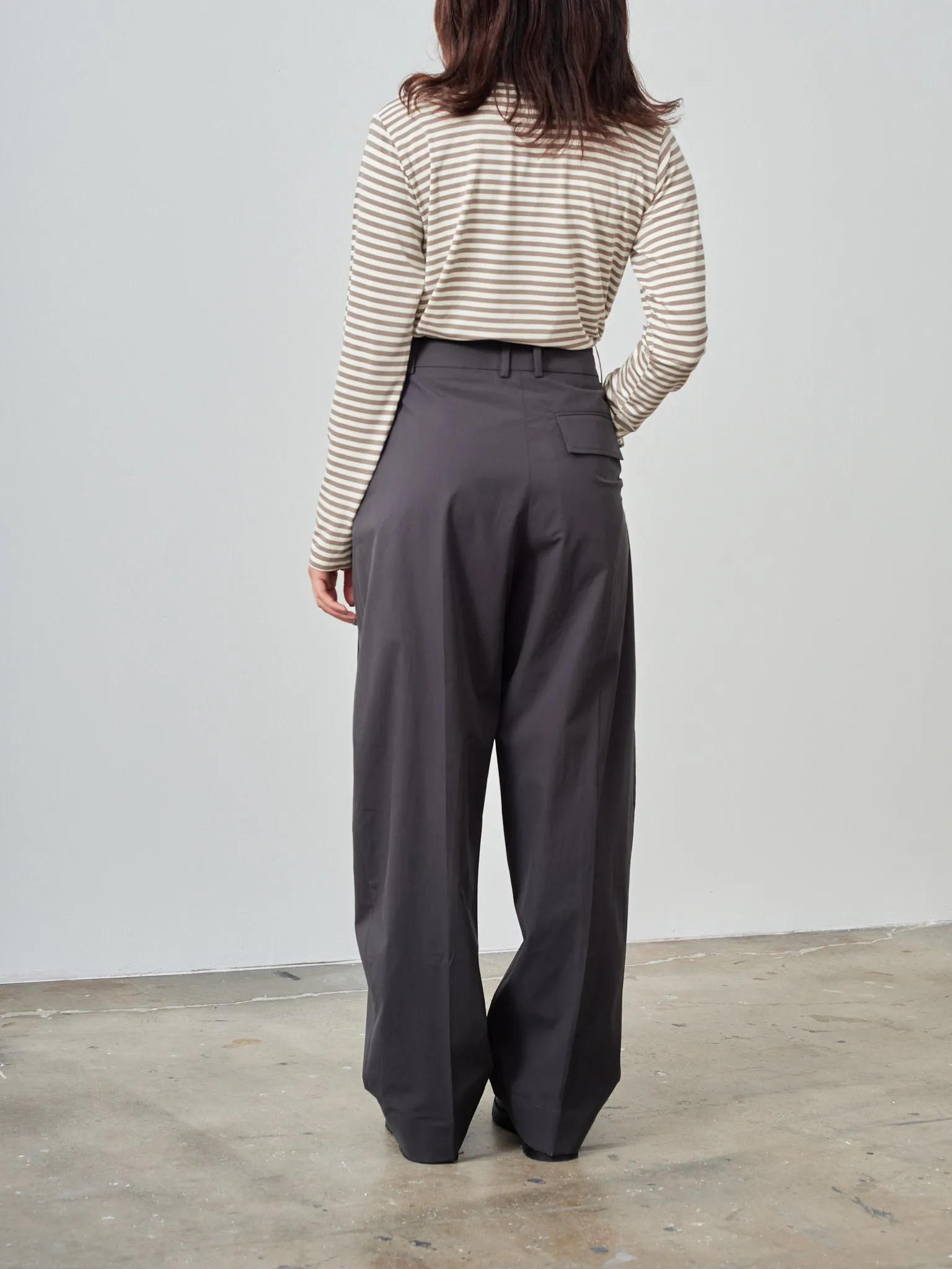Acuna Double Pleat Front Pant - Asphalt sold by Namu Shop product image thumbnail 4