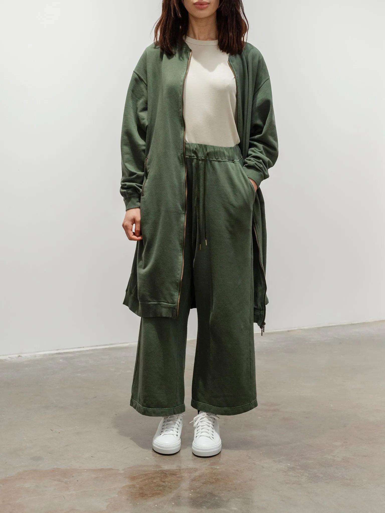 Pigment French Terry Pants - Green sold by Namu Shop product image thumbnail 4