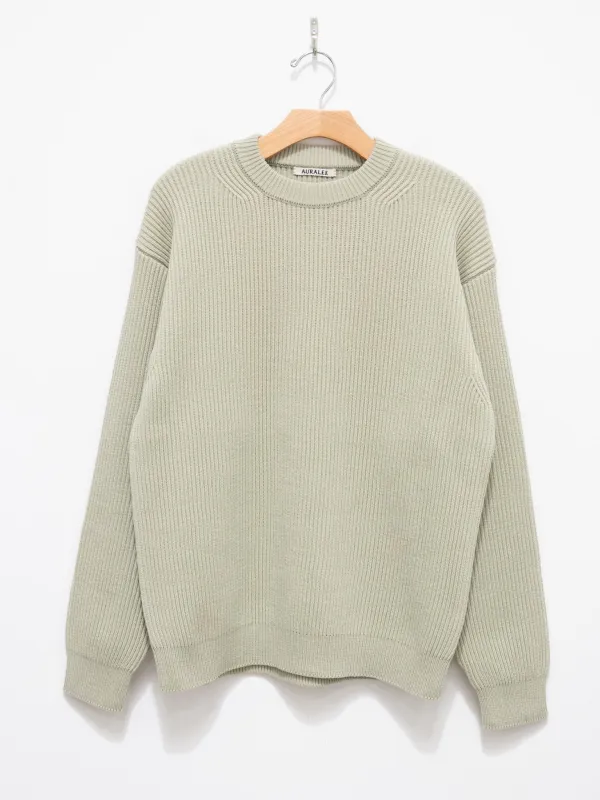 French Merino Rib Knit P/O - Light Khaki sold by Namu Shop