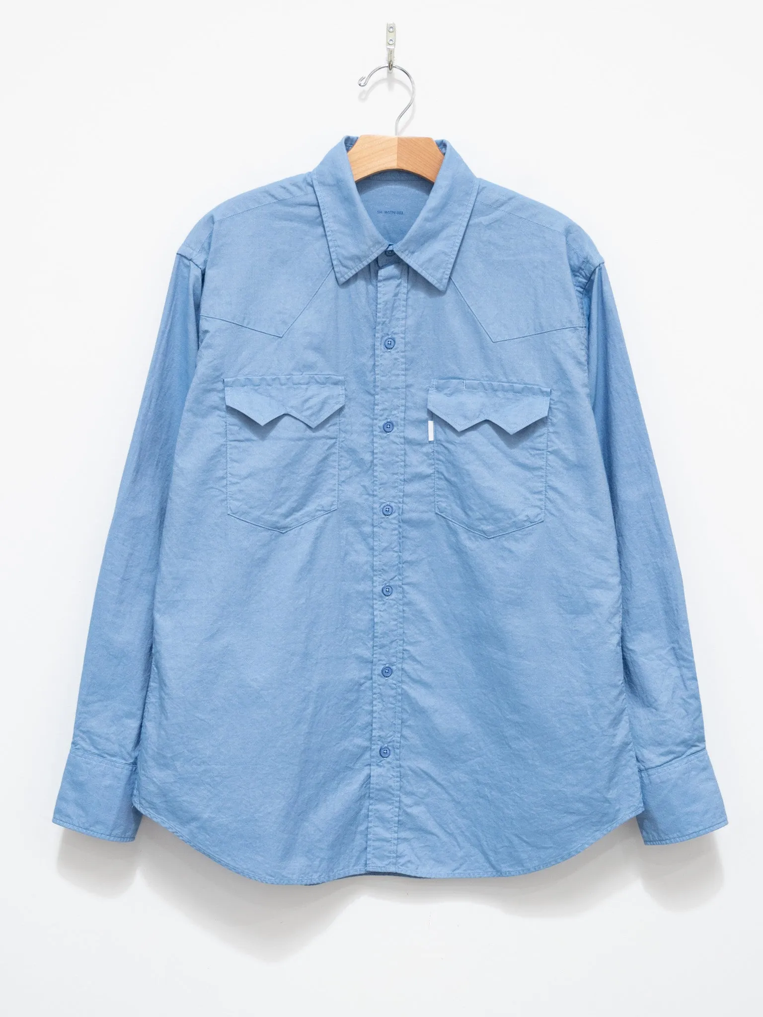 Western Shirt - Blue Chambray sold by Namu Shop