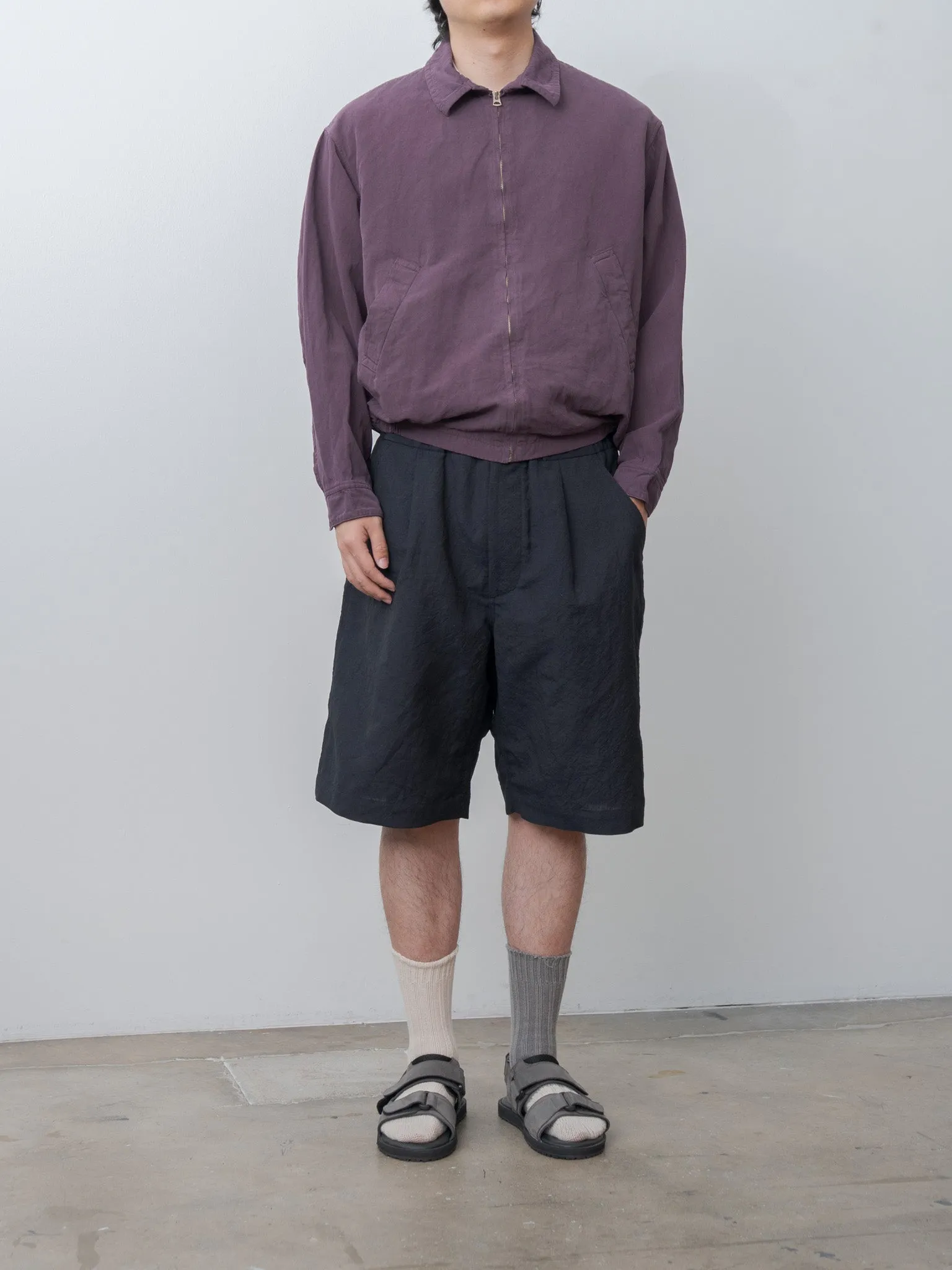 Gaba Zip Blouson - Violet sold by Namu Shop product image thumbnail 5